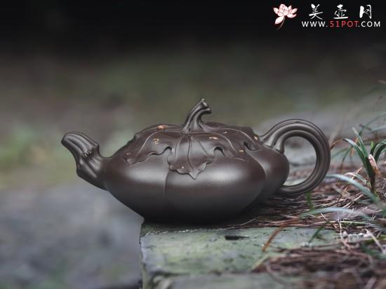 紫砂壶图片：瓜熟蒂落 - 美壶网