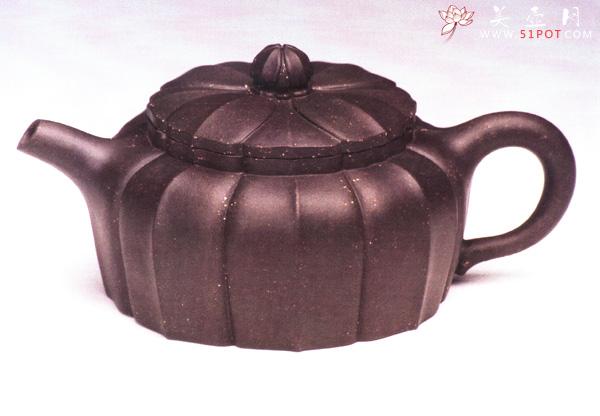 紫砂壶图片：菱花瓣壶 - 美壶网