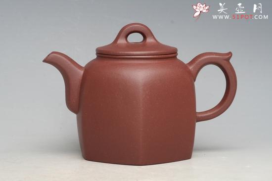 紫砂壶图片：六方吉乐 - 美壶网