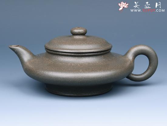 紫砂壶图片:虚扁 - 美壶网