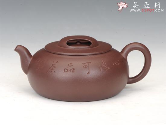 紫砂壶图片：牛盖莲子 - 美壶网