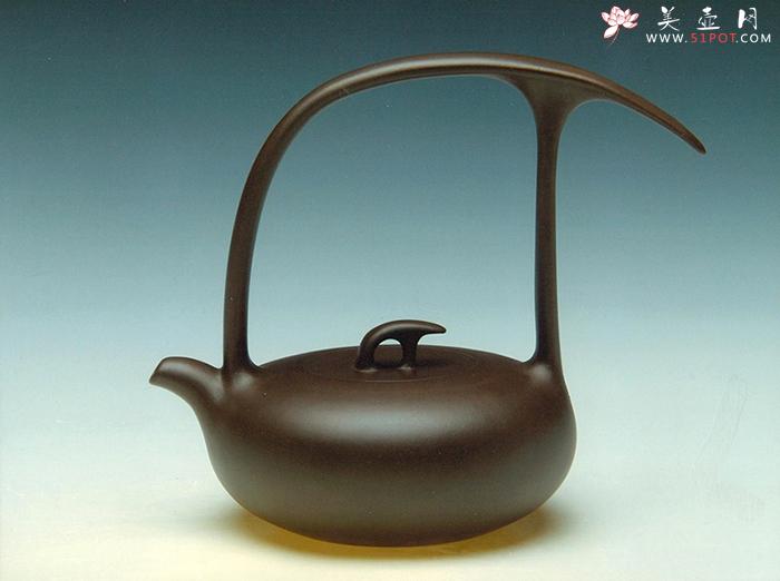紫砂壶图片：美林提梁 - 美壶网