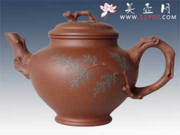 紫砂壶图片：松柏壶 - 美壶网