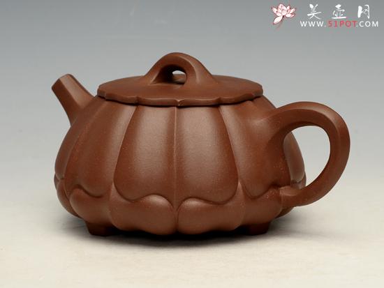 紫砂壶图片：筋瓤石瓢 - 美壶网