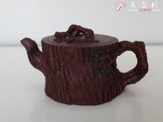 紫砂壶图片：小金钱松  200cc - 美壶网