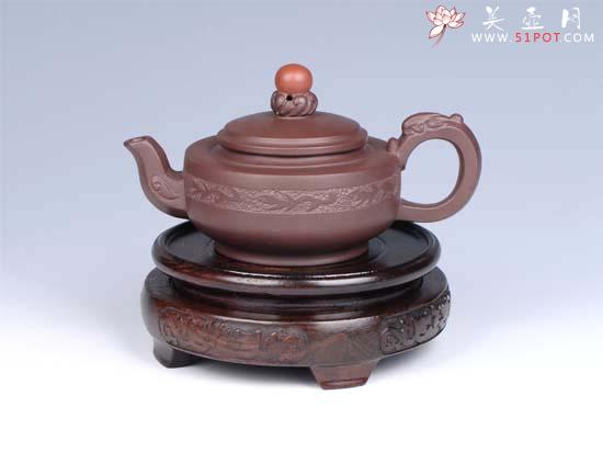 紫砂壶图片:- 鸿运当头 - - 美壶网