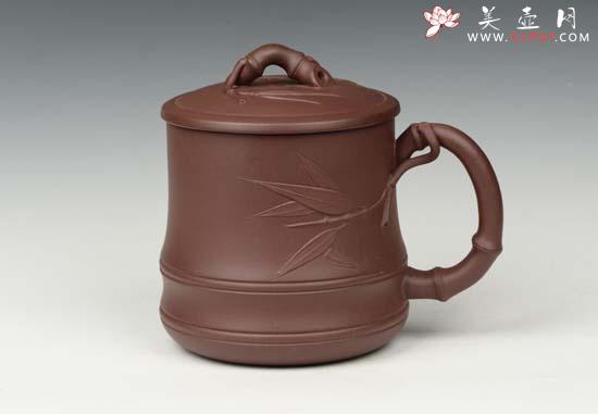 紫砂壶图片：竹节杯一 - 美壶网