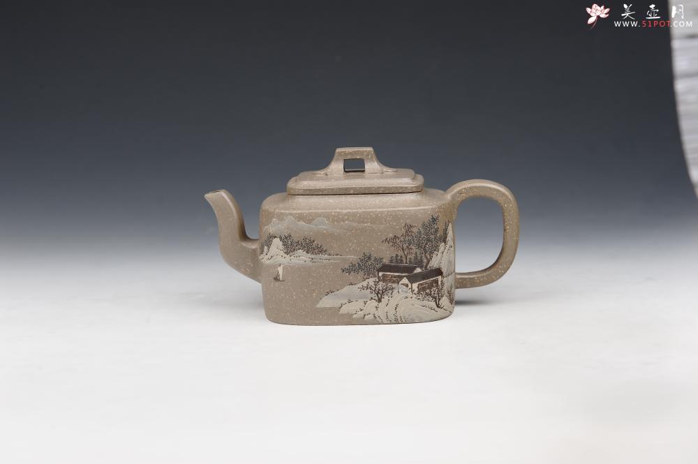 紫砂壶图片：古韵四方 - 美壶网