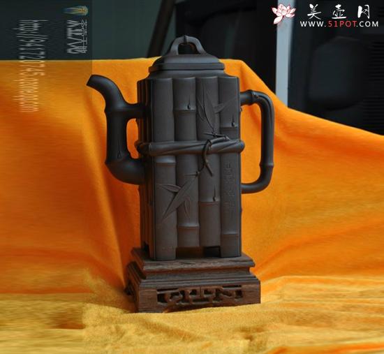 紫砂壶图片:高风亮竹 - 美壶网