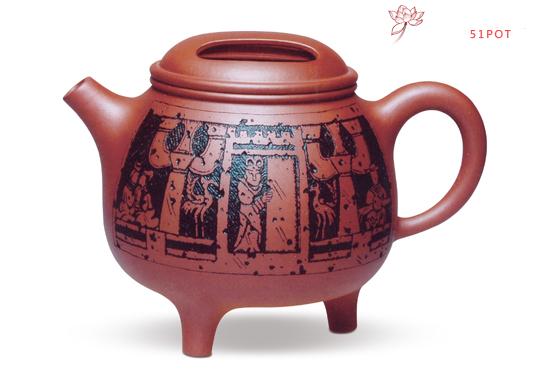 紫砂壶图片：三足宝鼎 - 美壶网