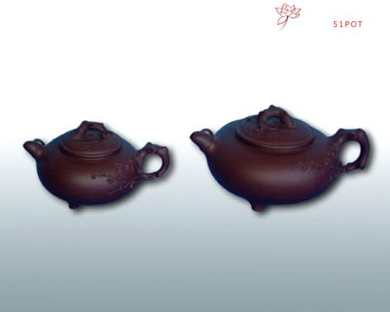 紫砂壶图片：岁寒三友壶 - 美壶网