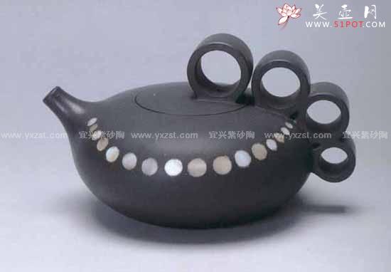 紫砂壶图片：珍珠翡翠壶 - 美壶网
