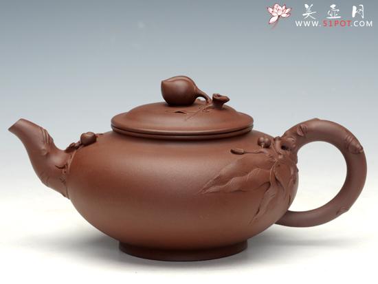 紫砂壶图片:福寿双全 - 美壶网