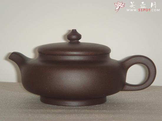 紫砂壶图片：圆扁 - 美壶网