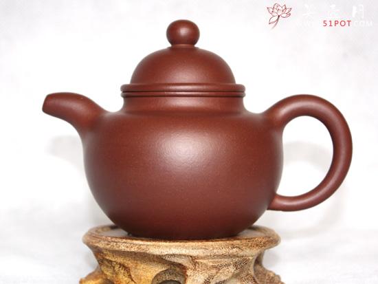 紫砂壶图片：底槽青 得球壶 - 美壶网