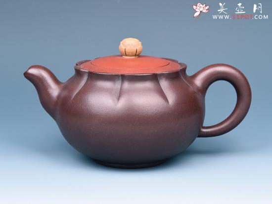 紫砂壶图片:花开富贵 - 美壶网