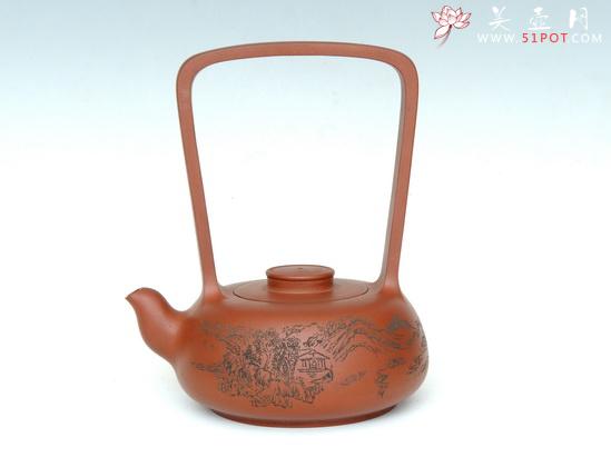 紫砂壶图片：永乐提梁 - 美壶网