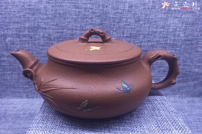 紫砂壶图片：蝴蝶纷飞 - 美壶网