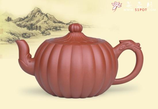 紫砂壶图片:菊花云龙 - 美壶网