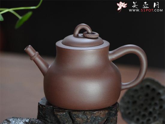 紫砂壶图片：玉璧双环 - 美壶网