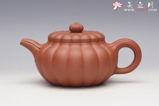 紫砂壶图片：大彬瓜棱 - 美壶网