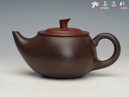 紫砂壶图片：双色玉韵 - 美壶网