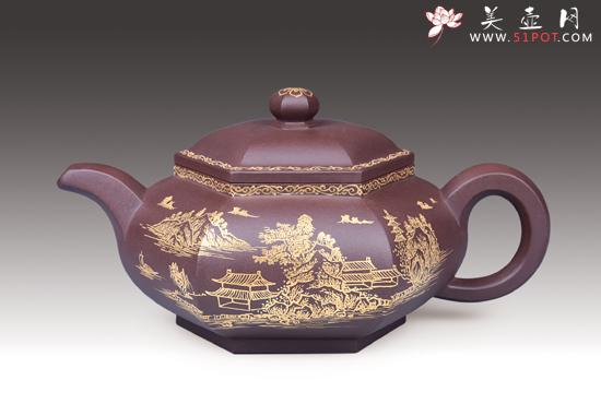 紫砂壶图片：藏六方 - 美壶网