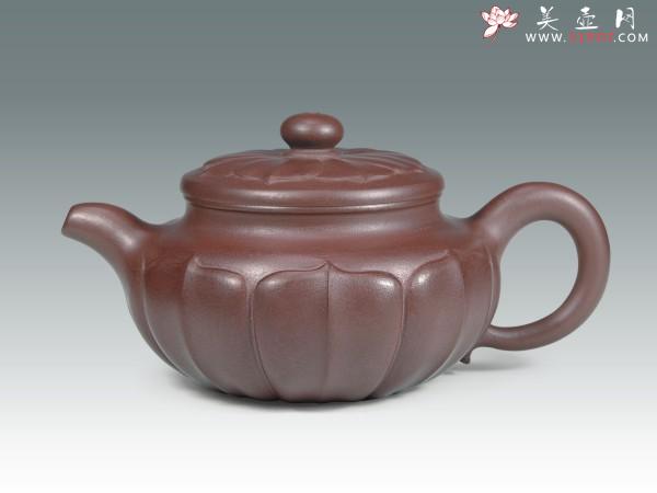 紫砂壶图片：仿古菱花 - 美壶网
