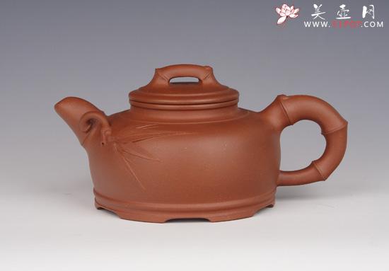 紫砂壶图片:君子竹 - 美壶网