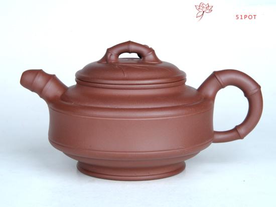 紫砂壶图片：双线竹鼓 - 美壶网