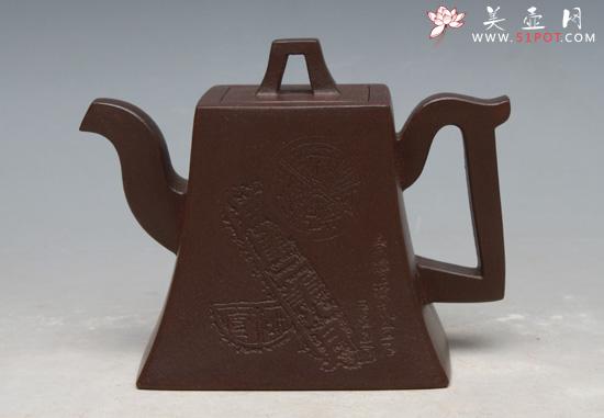 紫砂壶图片：高四方 - 美壶网