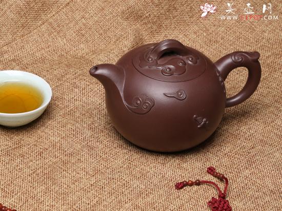 紫砂壶图片:福海祥云 - 美壶网