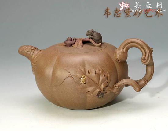 紫砂壶图片：教子 - 美壶网