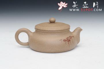 紫砂壶图片：清泉（吉祥制，王玉美绘） - 美壶网