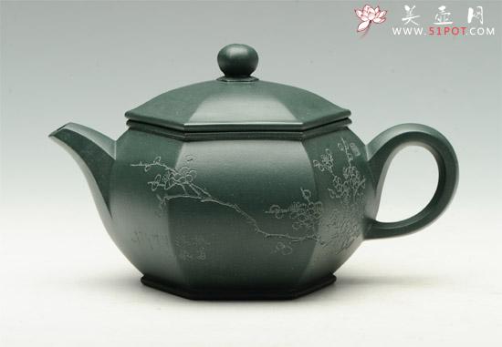 紫砂壶图片：咏梅 - 美壶网