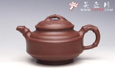紫砂壶图片：双线竹鼓 - 美壶网