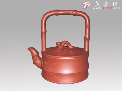 紫砂壶图片：竹节提梁 - 美壶网