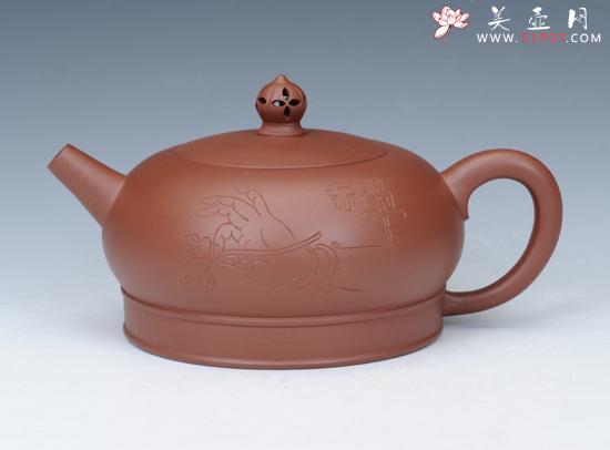 紫砂壶图片：卧祥 - 美壶网