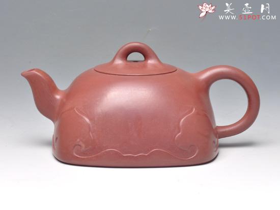 紫砂壶图片：明月如意 清水泥 350cc - 美壶网