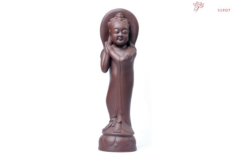 紫砂壶图片：供养菩萨 - 美壶网