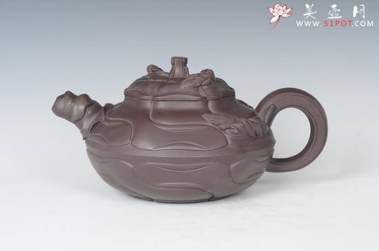 紫砂壶图片：风卷葵 - 美壶网