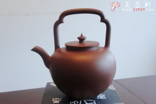 紫砂壶图片：吴径提梁 - 美壶网