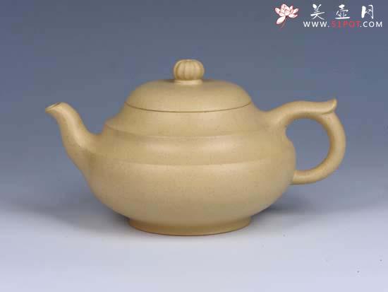 紫砂壶图片:- 本山绿泥步步高 - - 美壶网