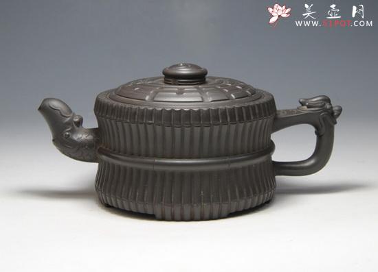 紫砂壶图片：龙头一捆竹 - 美壶网