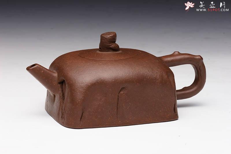 紫砂壶图片：捏方壶 - 美壶网