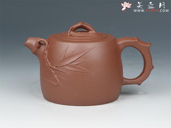 紫砂壶图片：竹节井栏 - 美壶网