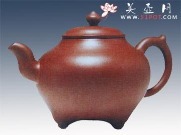 紫砂壶图片：三足传炉 - 美壶网