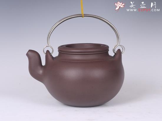 紫砂壶图片：蛋包提梁 - 美壶网