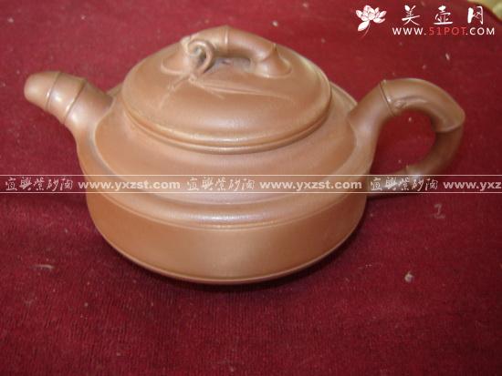 紫砂壶图片：竹鼓300cc - 美壶网
