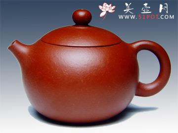 紫砂壶图片：朱砂西施壶 - 美壶网
